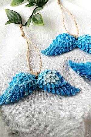 Dekoracyjne zawieszki skrzydła z gipsu ZG01