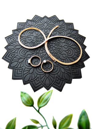 Podstawka mandala na biżuterię z gipsu gp26