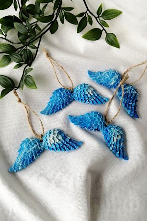 Dekoracyjne zawieszki skrzydła z gipsu ZG01