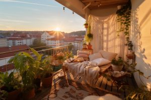 Wąski balkon inspiracje