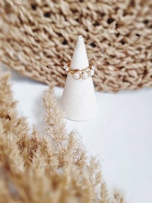 Stożek na pierścionki z gipsu polimerowego GP48