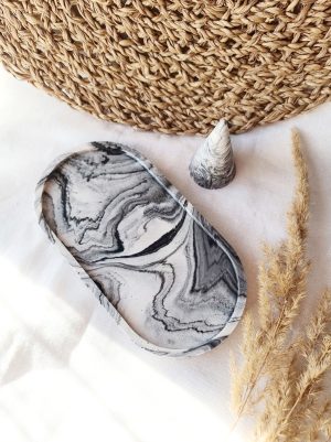 Zestaw dekoracyjna z gipsu na biżuterię