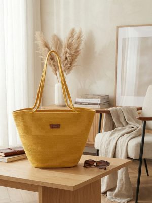 torebka na ramię koszyk miejski ze sznurka